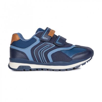 GEOX BOY'S PAVEL NAVY ATHLETIC SHOE