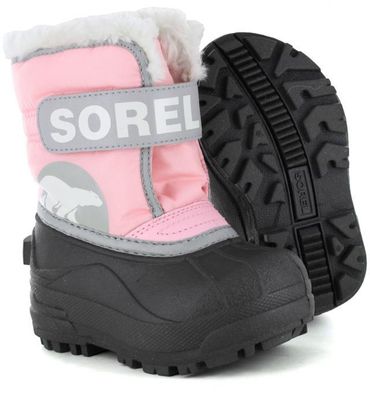 SOREL GIRL&#39;S SNOW COMMANDER DOVE WINTER BOOT
