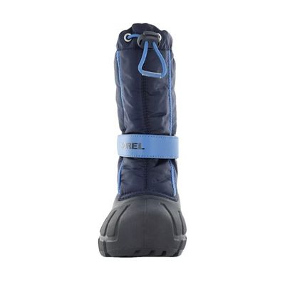 SOREL BOY'S YOUTH FLURRY COLLEGIATE NAVY WINTER BOOT
