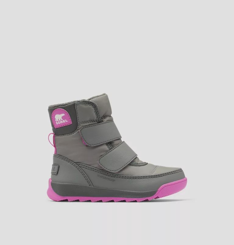 SOREL GIRL&#39;S WHITNEY STRAP QUARRY ULTRA PINK WINTER BOOT
