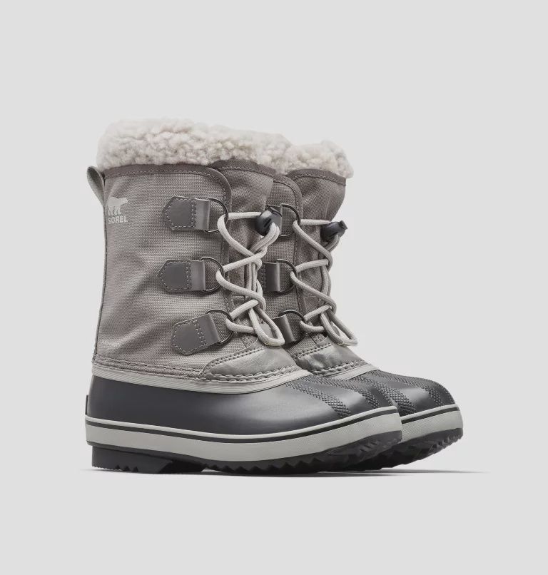 SOREL GIRL&#39;S YOUTH YOOT PAC NYLON WINTER BOOT QUARRY