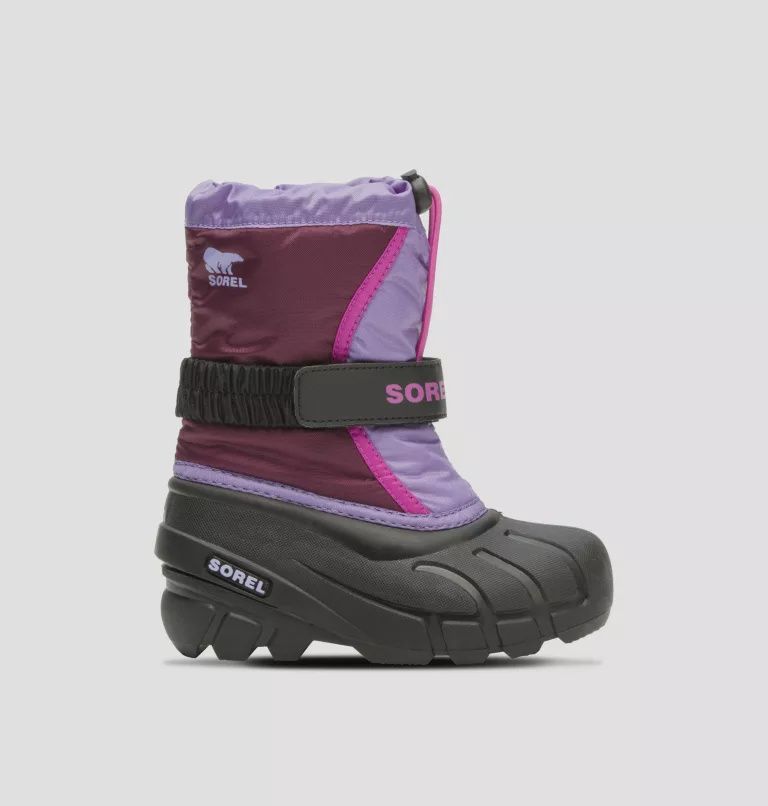 SOREL GIRL&#39;S FLURRY WINTER BOOT PURPLE