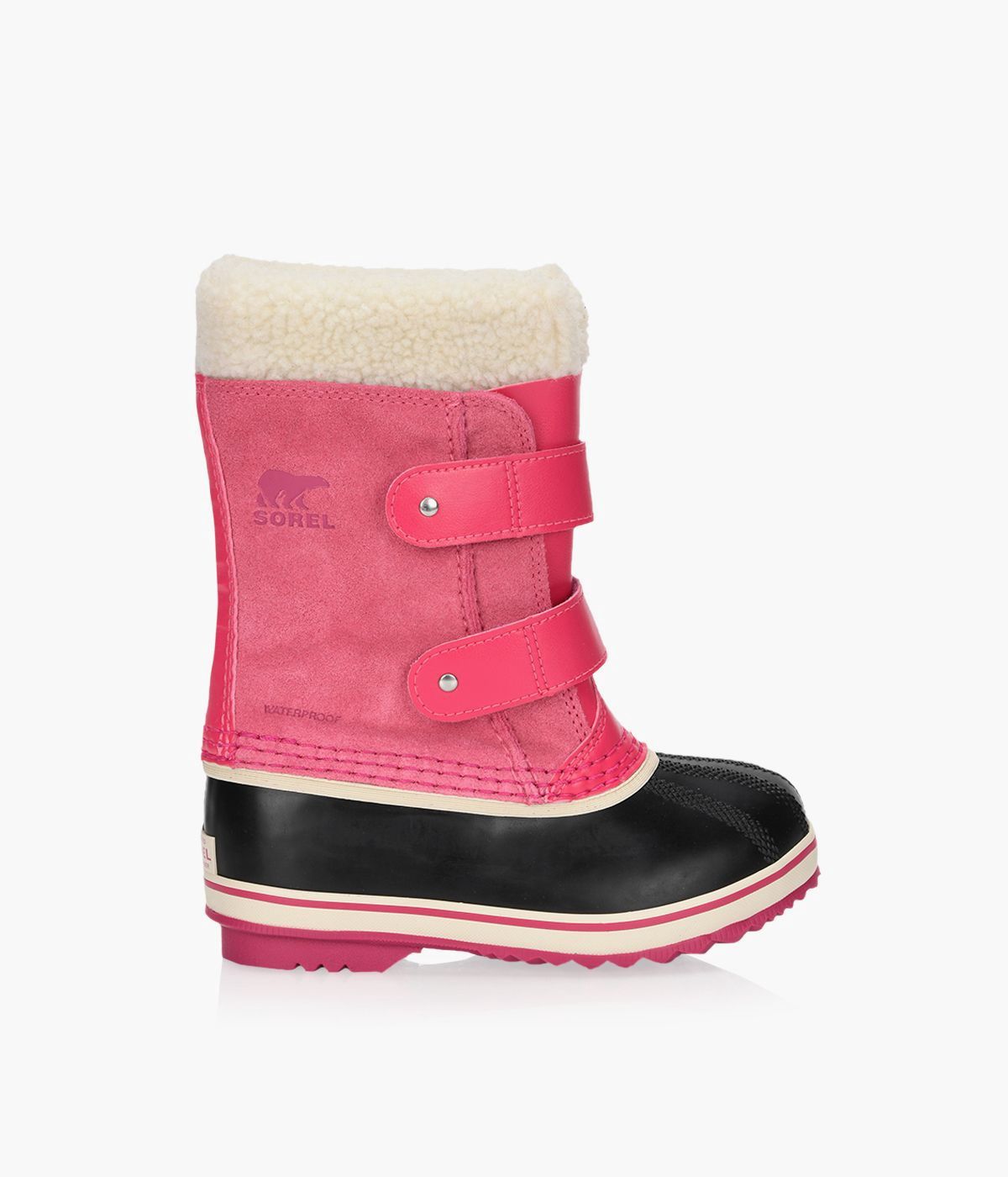 SOREL GIRL&#39;S 1964 PAC STRAP PINK WINTER BOOT