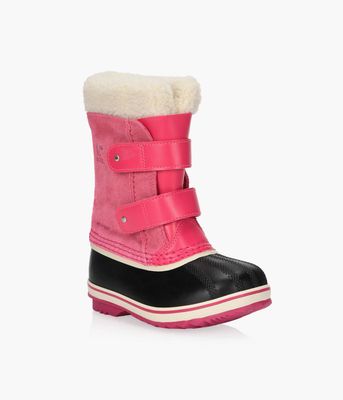 SOREL GIRL'S 1964 PAC STRAP PINK WINTER BOOT