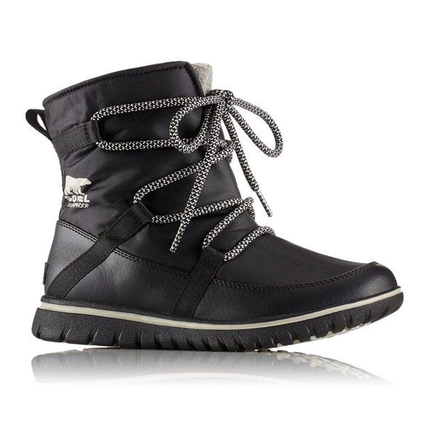 SOREL WOMEN&#39;S COZY EXPLORER WINTER BOOT BLK