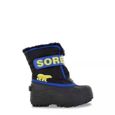 SOREL BOY&#39;S SNOW COMMANDER SUPER WINTER BOOT BLUE