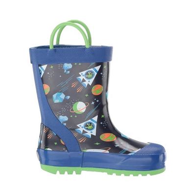 KAMIK BOY'S GALAXY NAVY RAINBOOT