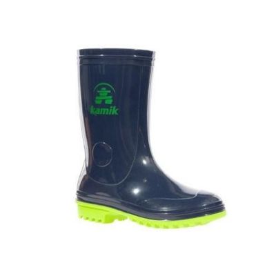 KAMIK BOY&#39;S PEBBLES  NAVY RAINBOOT