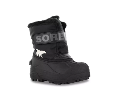 SOREL BOY'S SNOW COMMANDER™ WINTER BOOT BLACK CHARCOAL