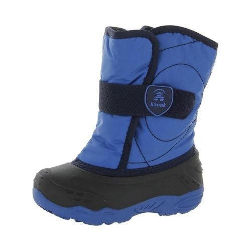 KAMIK BOY&#39;S SNOWBUG3 BLUE WINTER BOOTS