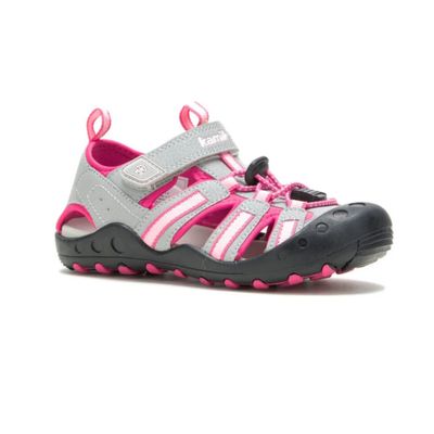 KAMIK GIRL'S CRAB SANDAL GREY PINK