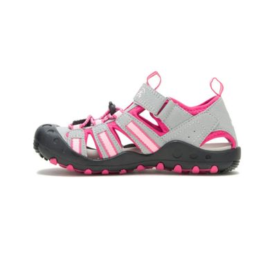 KAMIK GIRL'S CRAB SANDAL GREY PINK