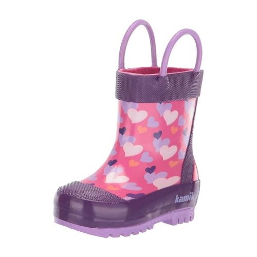 KAMIK GIRL&#39;S RAINBOOT LOVELY PINK
