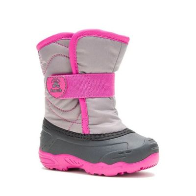 KAMIK GIRL&#39;S SNOWBUG4 WINTER BOOT GREY