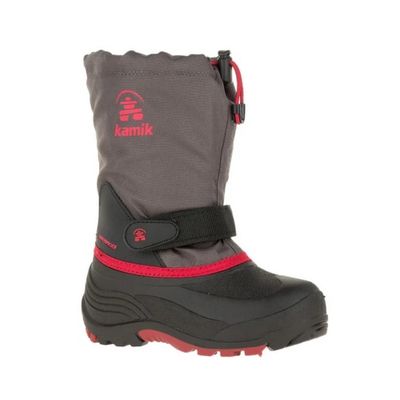 KAMIK GIRL&#39;S WATERBUG5 WINTER BOOT CHARCOAL