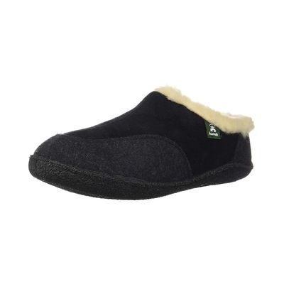 KAMIK MEN&#39;S THE CABIN SLIPPER BLK