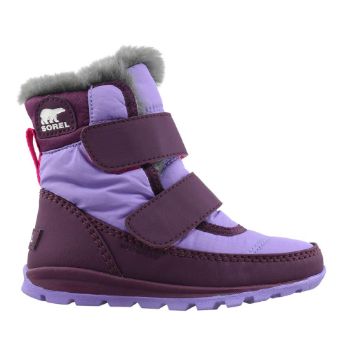 SOREL GIRL&#39;S WHITNEY STRAP PURPLE WINTER BOOT