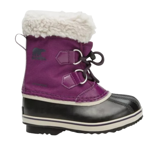 SOREL GIRL&#39;S YOOT PAC NYLON PLUM WINTER BOOT