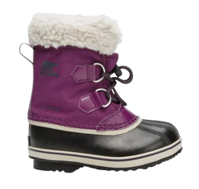 SOREL GIRL&#39;S YOOT PAC NYLON PLUM WINTER BOOT
