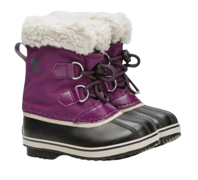 SOREL GIRL'S YOOT PAC NYLON PLUM WINTER BOOT