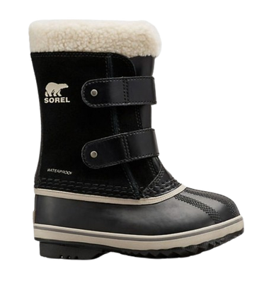 SOREL GIRL&#39;S 1964 PAC STRAP BLK WINTER BOOT