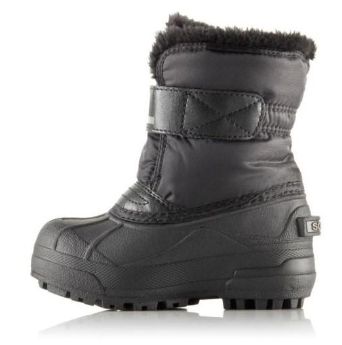 SOREL BOY'S SNOW COMMANDER BLK WINTER BOOT