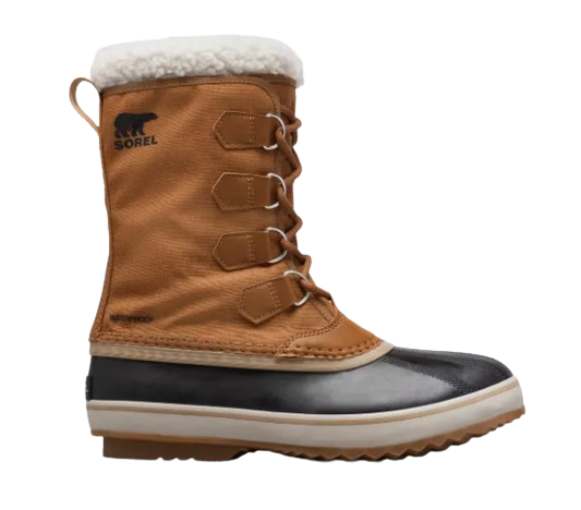 SOREL MEN&#39;S 1964 PAC NYLON WP WINTER BOOT CAMEL BROWN