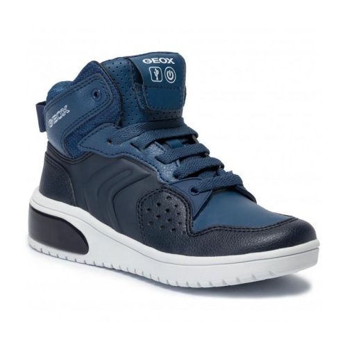 GEOX BOY&#39;S XLED WINTER BOOT NAVY