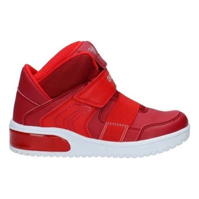 GEOX BOY'S XLED WITH LIGHT RED ATHLETIC SHOE
