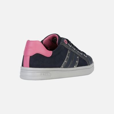GEOX GIRL'S CASUAL SHOE DJROCK NAVY
