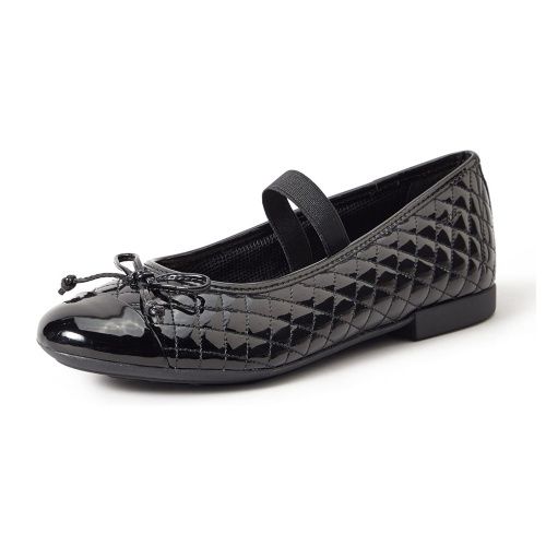GEOX GIRL&#39;S DRESS SHOE PLIE&#39;B BLK