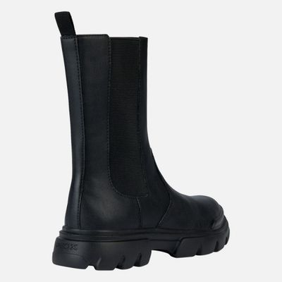 GEOX GIRL'S J JUNETTE E WINTER BOOT BLACK