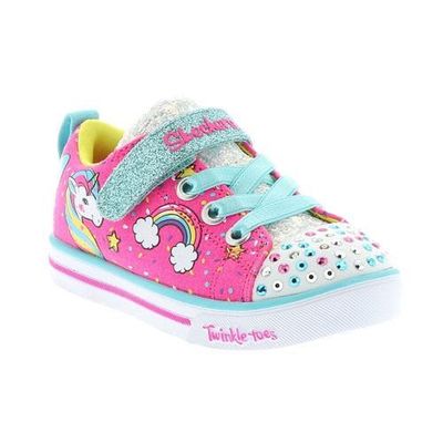 SKECHERS GIRL&#39;S TODDLER TWINKLE TOES UNICORN CRAZE CASUAL SHOES