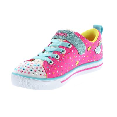 SKECHERS GIRL'S TODDLER TWINKLE TOES UNICORN CRAZE CASUAL SHOES