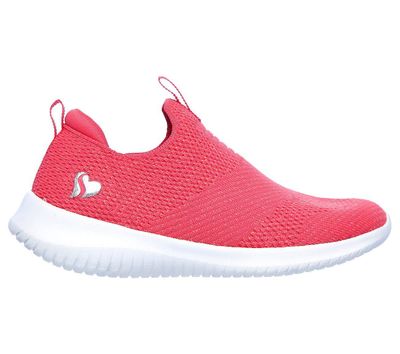 SKECHERS GIRL'S ULTRA FLEX - FLUORESCENT FUN CASUAL SHOES