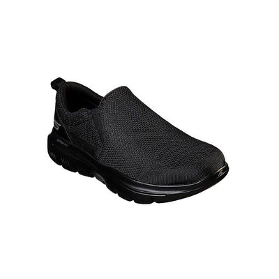 SKECHERS MEN'S GOWALK EVOLUTION ULTRA IMPECCABLE BLACK ATHLETIC SHOE