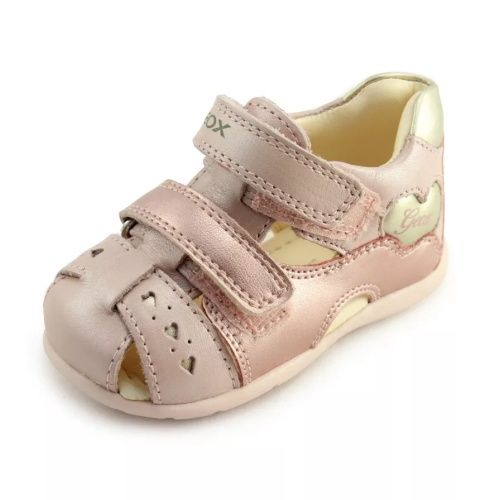 GEOX GIRL&#39;S SANDAL KAYTAN DK ROSE/GOLD