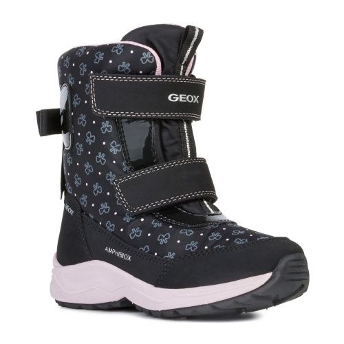 GEOX GIRL&#39;S WINTER BOOTS KURAY BLACK