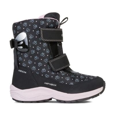GEOX GIRL'S WINTER BOOTS KURAY BLACK