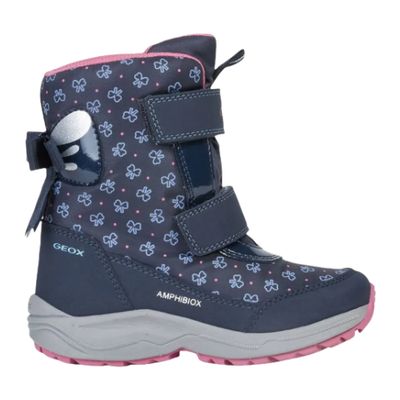 GEOX GIRL'S WINTER BOOTS KURAY NAVY