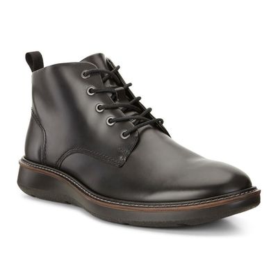 ECCO MEN'S LHASA PLAIN TOE DRESS BOOT