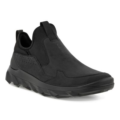 ECCO MEN'S MX LOW OUTDOOR SLIP-ON ATHLETIC SHOE BLK
