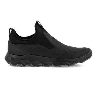 ECCO MEN'S MX LOW OUTDOOR SLIP-ON ATHLETIC SHOE BLK