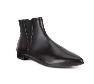 ECCO WOMEN'S SHAPE POINTY BALLERINA DRESS BOOT BLK
