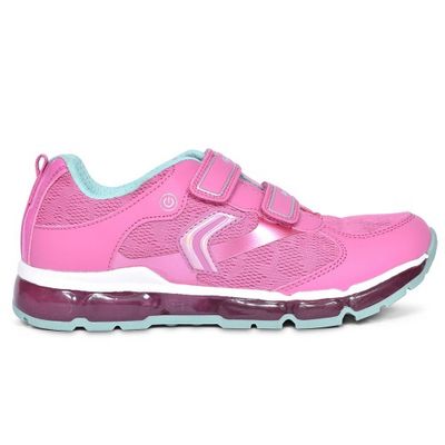 GEOX GIRLS' ANDROID ATHLETIC SHOE PINK