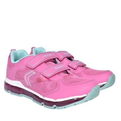 GEOX GIRLS' ANDROID ATHLETIC SHOE PINK