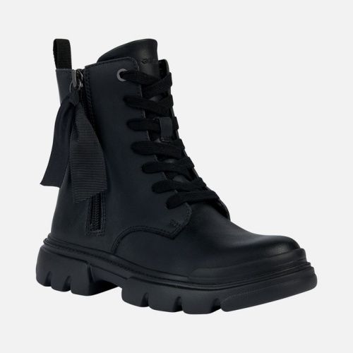 GEOX JUNETTE GIRL&#39;S COMBAT WINTER BOOT