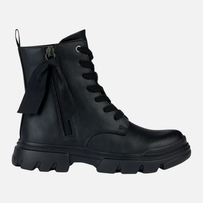 GEOX JUNETTE GIRL'S COMBAT WINTER BOOT
