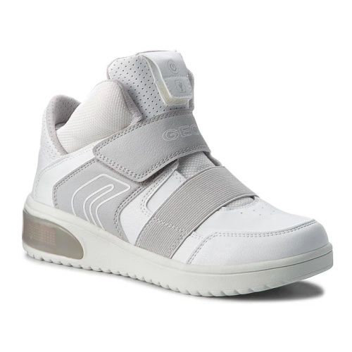 GEOX KID&#39;S XLED ATHLETIC SHOE WHITE