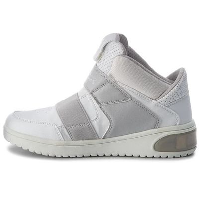 GEOX KID'S XLED ATHLETIC SHOE WHITE